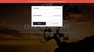 
                            8. ART THERAPY LOGIN PAGE — LYFE ACADEMY