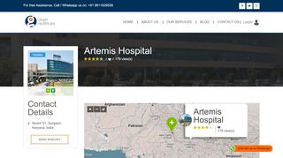 
                            6. Artemis Hospital - Ginger Healthcare