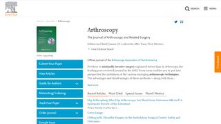 
                            3. Arthroscopy - Journal - Elsevier