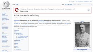 
                            5. Arthur Arz von Straußenburg - Wikipedia