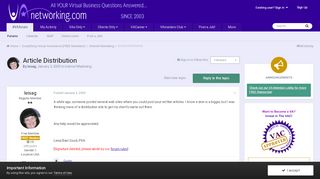 
                            8. Article Distribution - Internet Marketing - Virtual Assistant ...