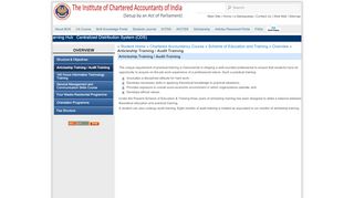 
                            1. Articleship Training / Audit Training | Student Portal, ICAI