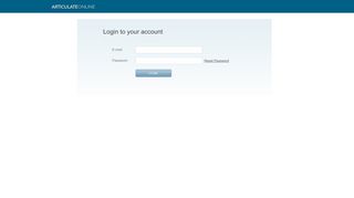 
                            3. Articulate Online: Login