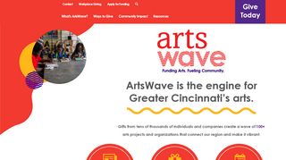 
                            2. ArtsWave | Funding Arts, Fueling Community