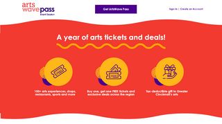 
                            3. ArtsWave Pass | Discover the arts that make …