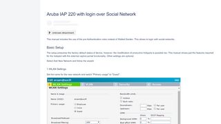 
                            6. Aruba IAP 220 with login over Social Network - SOCIFI ...