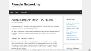 
                            6. Aruba InstantAP Mesh – IAP Mesh - Flomain Networking