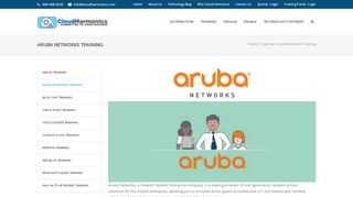 
                            5. Aruba Networks Training - Cloud Harmonics