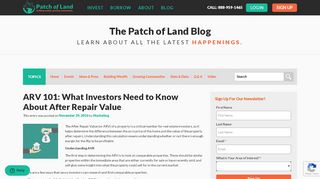 
                            4. ARV 101: What Investors Need to Know About After Repair ...