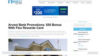 
                            8. Arvest Bank Promotions: 10,000 Bonus Points & …