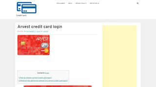 
                            7. Arvest credit card login - Credit card - …