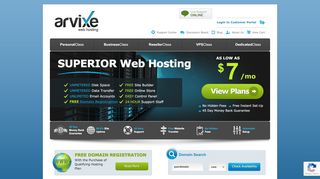 
                            9. Arvixe - Web Hosting