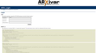 
                            3. ARX_Login Web Service - Arcese