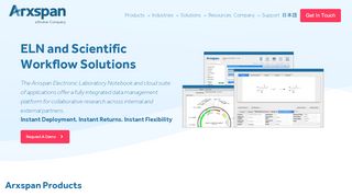 
                            1. Arxspan - Cloud Based ELN Software Electronic Lab Notebook