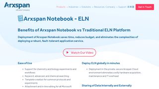 
                            2. Arxspan Notebook ELN, Manage your scientific data ...