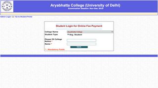 
                            2. Aryabhatta College (University of Delhi)