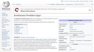 
                            7. Ärztekammer Westfalen-Lippe – Wikipedia