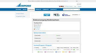 
                            6. Ärzteversorgung Niedersachsen | Companies | EMPORIS