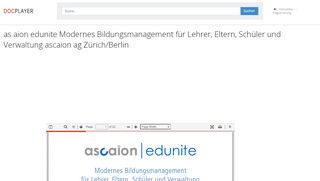 
                            8. as aion edunite Modernes Bildungsmanagement für Lehrer ...