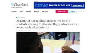 
                            4. As DREAM Act application goes live for NY students working ...