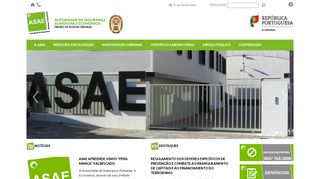 
                            8. ASAE - Autoridade de Segurança Alimentar e Econ.