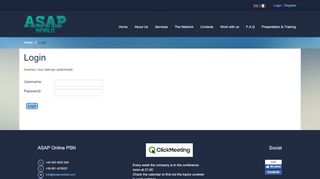 
                            9. ASAP World Network LOGIN