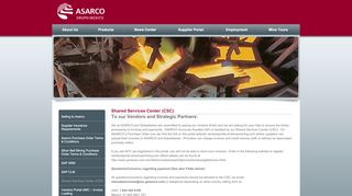 
                            3. ASARCO » Shared Services Center (CSC)