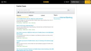 
                            2. ASB Help : fastnet-classic - ASB Bank - Personal & …