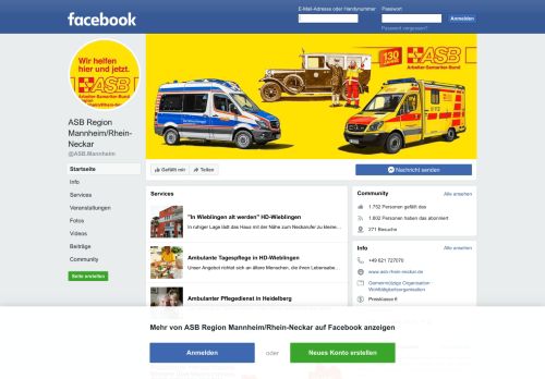 
                            9. ASB Region Mannheim/Rhein-Neckar - Startseite | Facebook