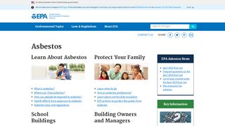 
                            2. Asbestos | US EPA