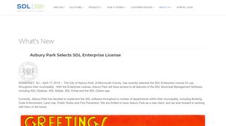 
                            7. Asbury Park Selects SDL Enterprise License - Spatial Data Logic