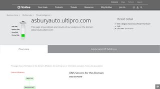 
                            6. asburyauto.ultipro.com - Domain - McAfee Labs Threat Center