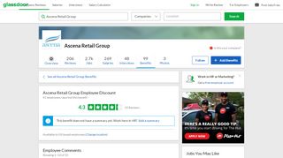 
                            8. Ascena Retail Group Employee Benefit: Employee Discount | Glassdoor