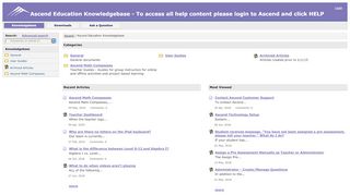 
                            8. Ascend Education Knowledgebase