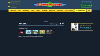 
                            9. Ascend - Play it now at CoolmathGames.com