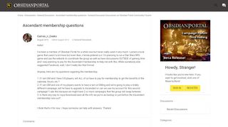 
                            2. Ascendant membership questions - Obsidian Portal Community Forums