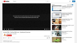 
                            8. AscendTMS - TheFreeTMS.com - Dashboard Overview