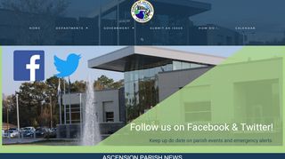 
                            7. Ascension Parish - Official Website of Ascension Parish Government