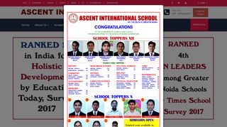 
                            7. Ascent international School, Greater Noida