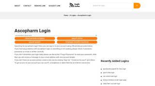 
                            4. Ascopharm Login - Sign In to Account in One Click - Login Radar