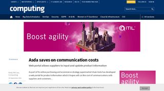 
                            9. Asda saves on communication costs | Computing