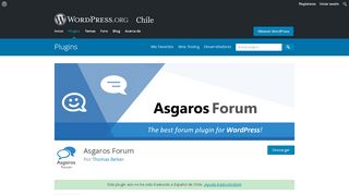 
                            9. Asgaros Forum – Plugin de WordPress | WordPress.org