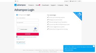 
                            2. Ashampoo Login