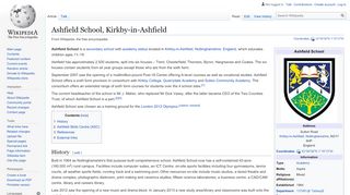 
                            2. Ashfield School, Kirkby-in-Ashfield - Wikipedia