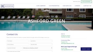 
                            3. Ashford Green Apartments | Charlotte, NC Apartments