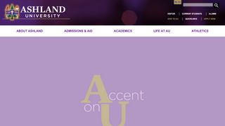 
                            1. Ashland University | Higher Education in Ohio & Online