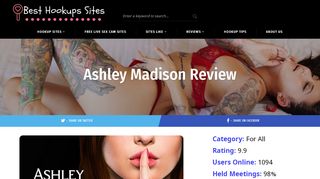 
                            1. Ashley Madison Review [UPDATED 2019] | Best …