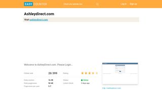 
                            3. Ashleydirect.com: Welcome to AshleyDirect.com. Please Login...