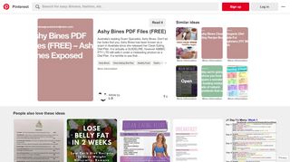 
                            10. Ashy Bines PDF Files (FREE) | Health & Fitness | Ashy bines, Clean ...