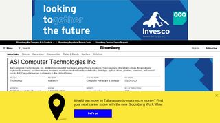 
                            2. ASI Computer Technologies Inc - Company Profile and News ...